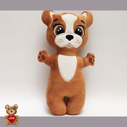 Personalised Cute Dog Stuffed toy ,Super cute personalised soft plush toy, Personalised Gift