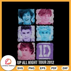 One Direction  Up All Night Tour 2012 PNG One Direction Merch Sublimation