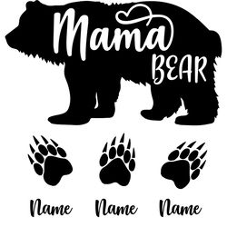 Mama Bear Fresh Bundle, Mothers Day Svg, Bear Svg,Mom Quotes Svg,Mom Shirt Svg, Mama Needs Coffee Svg