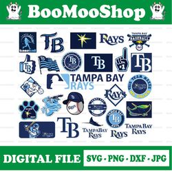 Tampa Bay Rays Svg Cut Files, Baseball Clipart, Cricut Tampa, Bay, Rays svg, Cutting Files, MLB svg, Clipart, I