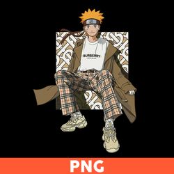 Naruto Burberry Png, Naruto Anime Png, Anime Burberry Png, Anime Fashion Png, Burberry Logo Png - Download File