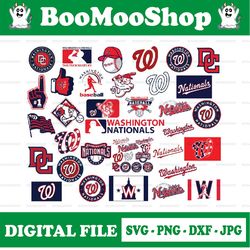 Washington Nationals Svg, Cut Files, Baseball Clipart, Cricut Nationals svg, Washington Cutting Files, MLB svg,