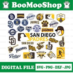 San Diego Padres Svg, Cut Files, Baseball Clipart, Cricut San Diego Padres Svg, Cutting Files,MLB svg, Clipart,