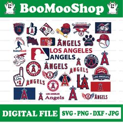 Los Angeles Angels SVG Files, Baseball Clipart, Cricut Los Angeles, Angels svg,Cutting Files, MLB svg,Clipart,