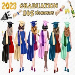 Graduation Clipart: "GRADUATING STUDENTS" Graduate Congrats Graduation Toga Hat Graduation Girls Grad College Senior Bes