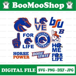 Boise State Broncos Football svg,sport svg, football svg, silhouette svg, cut files, College Football ,ncaa log