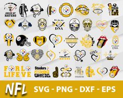 Pittsburgh Steelers Bundle Svg, Pittsburgh Steelers Logo Svg, NFL Svg, Sport Svg, Png Dxf Eps File