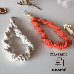 Spiral knot keychain wristlet spiral knot tutorial beginner macrame Gathering knot learn macrame Macrame Lanyard Boho