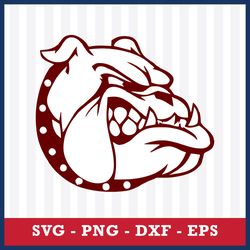 Alabama A & M Bulldogs Logo Svg, Alabama A & M Bulldogs Svg, NCAA Svg, Sport Svg, Png Dxf Eps File