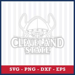 Cleveland State Vikings Logo Svg, Cleveland State Vikings Svg, NCAA Svg, Sport Svg, Png Dxf Eps File