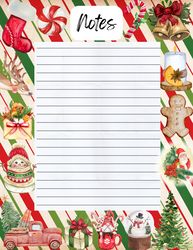 Christmas Notes for Organization