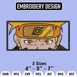 Uzumaki Naruto Embroidery Designs, Naruto Logo Embroidery Files, Naruto Machine Embroidery Pattern, Digital Download