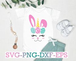 Easter Unicorn bunny SVG, Unicorn svg files, SVG files for cricut, Digital download, instant download, Gift for girls