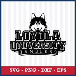 Loyola Ramblers Svg, Logo NCAA Svg, Sport Svg, Png Dxf Eps Digital File
