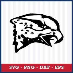 Logo Maryland Eastern Shore Hawks Outline Svg, NCAA Logo Svg, Sport Svg, Png Dxf Eps Digital File