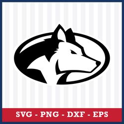 Logo Michigan Tech Huskies Outline Svg, NCAA Logo Svg, Sport Svg, Png Dxf Eps Digital File