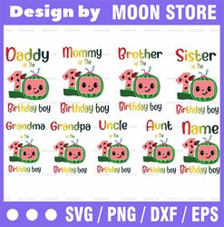 Bundle 17 files Cocomelon Of Birthday Boy PNG, Coco Melon png, Cocomelon Bundle png, Cocomelon Birthday png, Watermelon