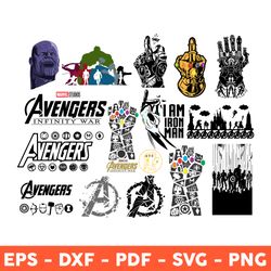 Superhero SVG Bundle, Avengers SVG Bundle, Bundle Layered Svg, Super Hero Svg, Svg for Cricut - Download File