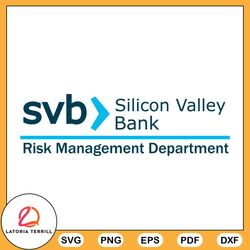 Silicon Valley Bank SVG Risk Management Department SVG Cutting Files