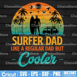 Surfing Dad PNG, Gift for Surfer, Like a Normal Dad, Surfer PNG, Funny Surf Gift PNG