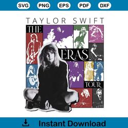 The Eras Tour PNG Taylor Swift Sublimation Design