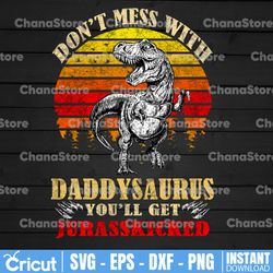 Daddysaurus T Rex Png, Dinosaur Daddy Saurus Family Png, Dinosaur Family Shirts, Daddy Saurus Png, Dinosaur Dad Png