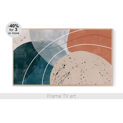 Frame Tv Art Download 4K, Samsung Frame TV art abstract boho modern geometric artwork instant dowload file | 552
