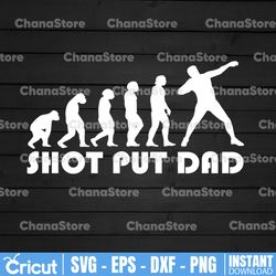 Evolution Shot-Put Dad Daddy Father PNG Father's Day- Fatherday - Daddy evolution - Dad