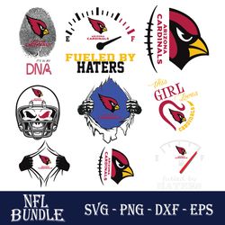 Arizona Cardinals Bundle Svg, Arizona Cardinals Logo Svg, NFL Svg, Sport Svg, Png Dxf Eps File