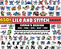 Lilo and Stitch Svg, Stitch Svg for cricut, Lilo and Stitch Png files, Stitch clipart, Stitch Svg, Bundle Svg - Download