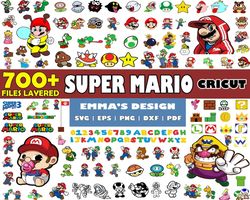 Super Mario Svg Bundle, Mario Svg,Layered Design Vector Files, SVG for cricut, PNG, DXF, Svg, Eps, Bundle Svg - Download