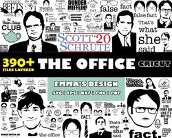 THE OFFICE Bundle SVG, The Office Svg Files for Cricut, The Office Tv Show, The Office Clipart, Bundle Svg - Download