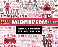 Valentine's Day Svg Bundle, Layered Design Vector Files, Svg for cricut, Png, Dxf, Svg, Eps, Bundle Svg - Download