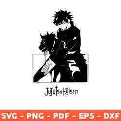 Megumi Fushiguro Svg, Jujutsu Kaisen Svg, Divine Dogs Svg, Fushiguro Anime Svg, Japanese Anime Svg - Download File