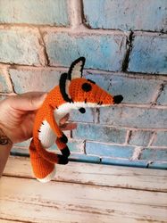 The fox from the cartoon "The Little Prince"  is the same fox. knitted fox