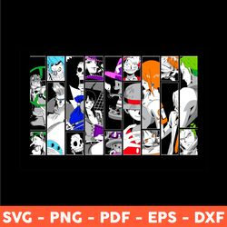 One Piece Character Svg, Straw Hat Pirates Svg, Mugiwara Pirates Svg, Anime Svg, Svg, Png, Dxf, Eps - Download