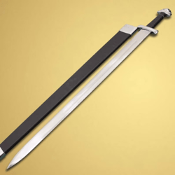 Mastering the Art of the Sword: Handmade Battle Ready Viking Long Sword Type XXII Oakshott (Black Edition)