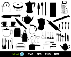 Kitchen Collection svg cut file