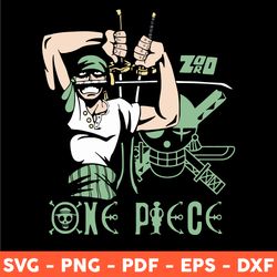 One Piece Zoro Svg, Anime Cartoon Svg, One Piece Svg, Roronoa Zoro Svg, Anime Character Svg - Download