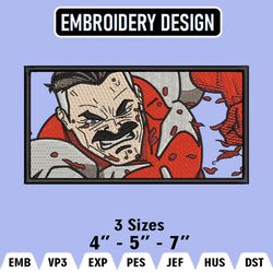 Omni Man Embroidery Designs, Omni Embroidery Files, Invincible Machine Embroidery Pattern, Digital Download