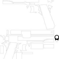 DESIGN Colt 1911 work blank template file