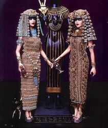 crochet pattern PDF-Cleopatra's Bejeweled Costumes for doll Barbie-vintage pattern-Doll dress pattern