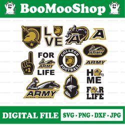 Army Black Kinght Football svg, football svg, silhouette svg, cut files, College Football svg, ncaa logo svg
