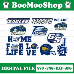 Georgia Southern Eagles Football SVG, football svg, silhouette svg, cut files, College Football svg, NCAA logo