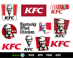 KFC svg cut file bundle