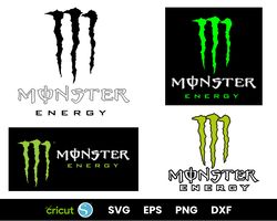 Monster Energy Drink svg cut file bundle