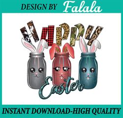 Happy Easter Day Jars Png Cheetah leopard, Plaid Sublimation designs downloads, Easter Png, Digital download