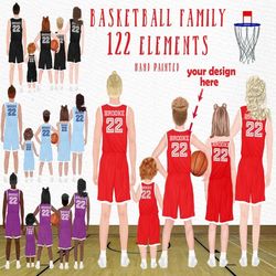 Basketball Family clipart: "BASKETBALL CLIPART" Basketball graphics Basketball jerseys Sports Clipart Sports Team Clipar