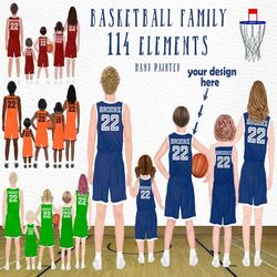 Basketball Family clipart: "BASKETBALL CLIPART" Basketball graphics Basketball jerseys Sports Clipart Sports Team Clipar