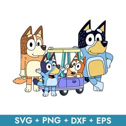 Bluey Family Svg, Bluey Svg, Bluey, Blue, Blue Dog, Bluey Characters, Bluey Dog, Buey Svg, Bluey Family Svg, BC65